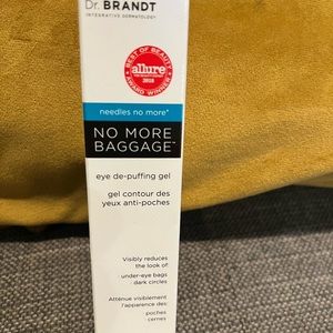 BNIB Dr Brandt Needles No More/ No More Baggage eye de-puffing gel .5 Fl oz/15 g